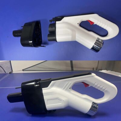 CCS to Tesla Adapter with ergonomic design and secure connection for fast EV charging.