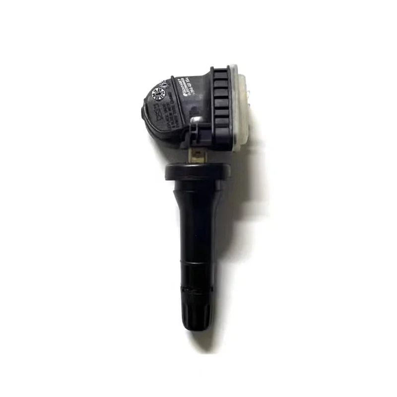 Single Zeekr tire pressure sensor for electric vehicles, isolated on white