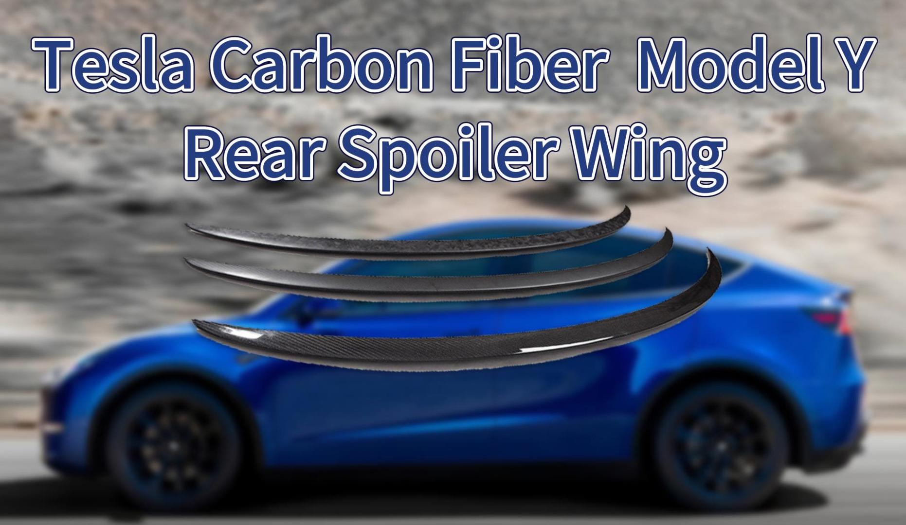 Create your own Tesla Model Y style and choose our [Tesla Model Y rear wing