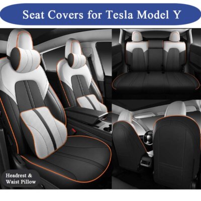 Full Coverage Seat Covers for Tesla Model Y – Complete Protection