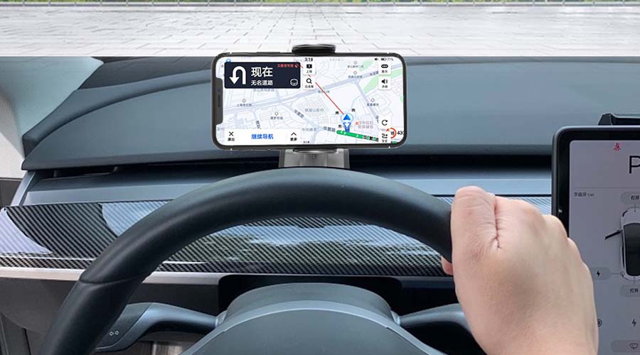 Tesla solar car phone holder one