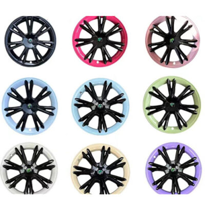 Colorful Tesla Wheel Covers for Model 3 and Model Y – Custom and Stylish Design